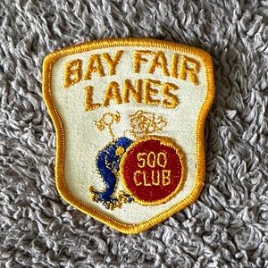 Bay Fair Lanes 500 Club Embroidered Patch - Yellow, Red, Blue